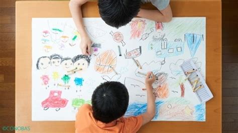 子どもが落書きする心理とは？書きたい気持ちを受け止めて上手。